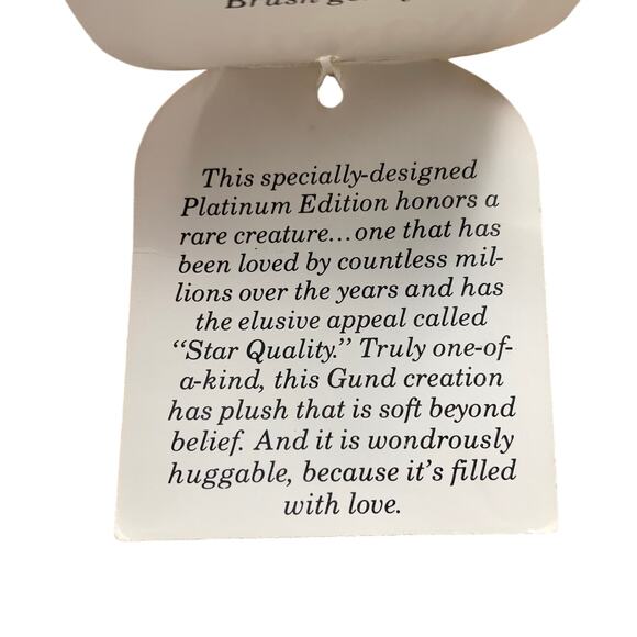 Gund Platinum Edition Bunny Plush Heather Rabbit Brown Squishy Stuffed Animal 82 - Picture 9 of 13